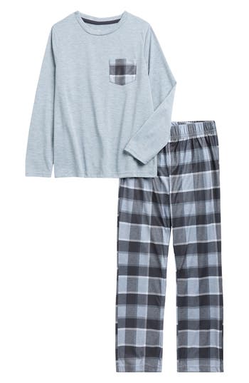 Sleep On It Kids' Plaid 2-piece Pajamas In Multi