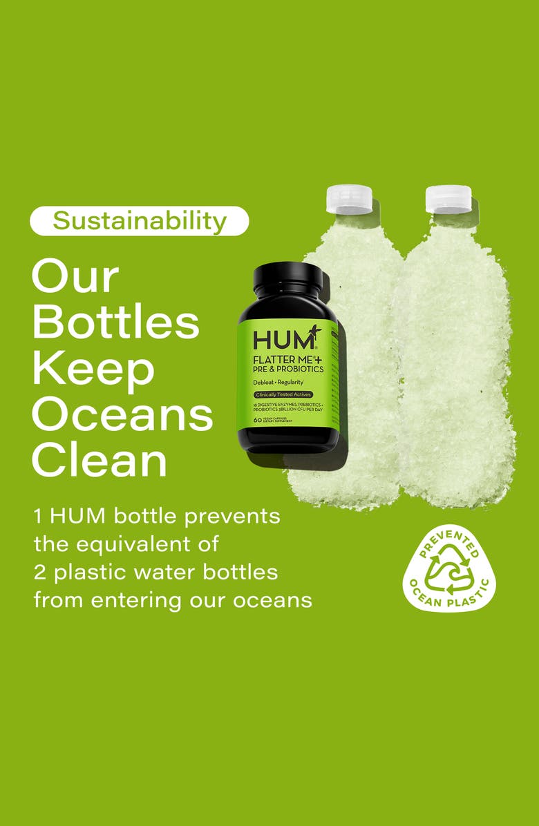 Hum Nutrition Flatter Me Probiotics Dietary Supplement, Alternate, color, 