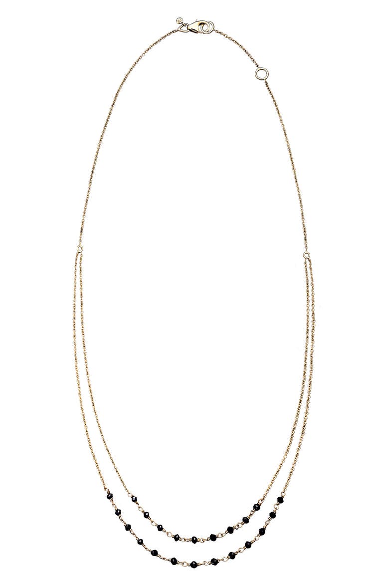 Jillian Double Strand Necklace, Main, color, 18K YG