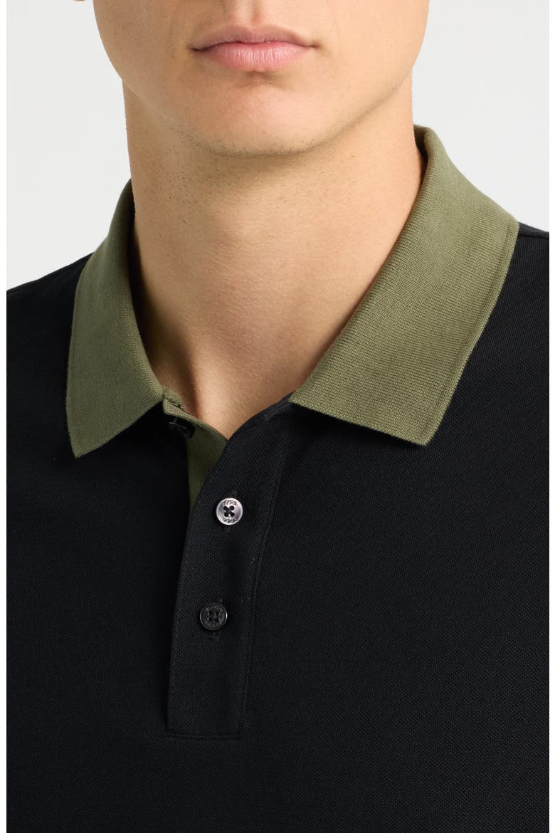 Parlay Cotton Polo, Alternate, color, BLACK