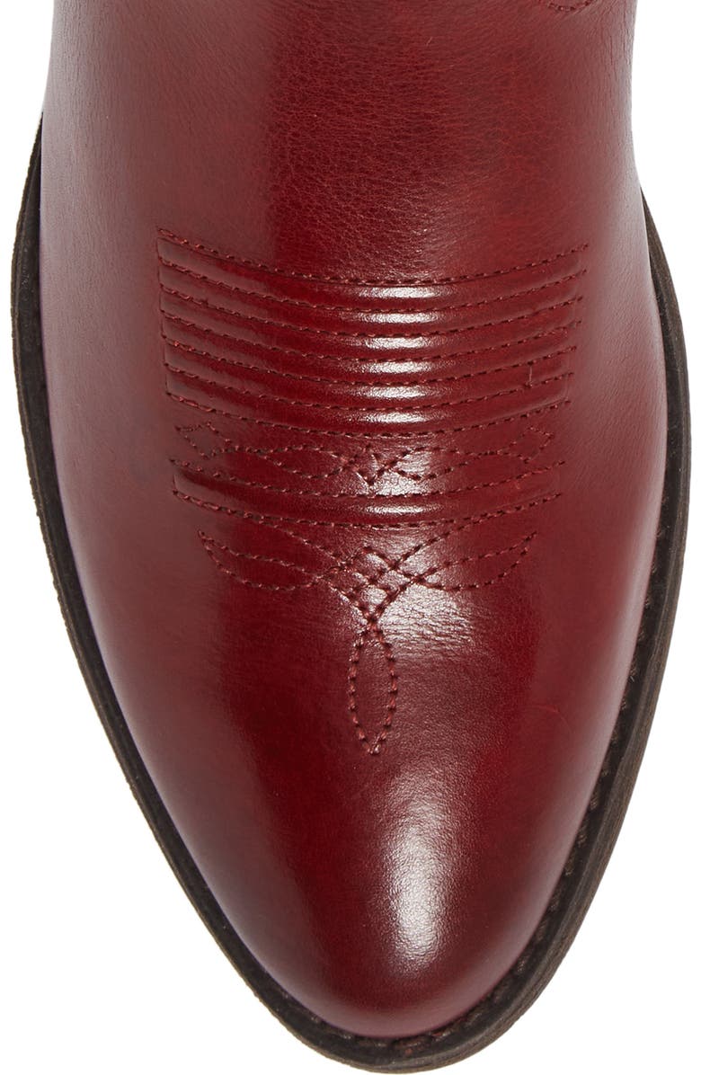 Ariat Heritage Toe Stretch Leather Western Boot, Alternate, color, Rosy Red