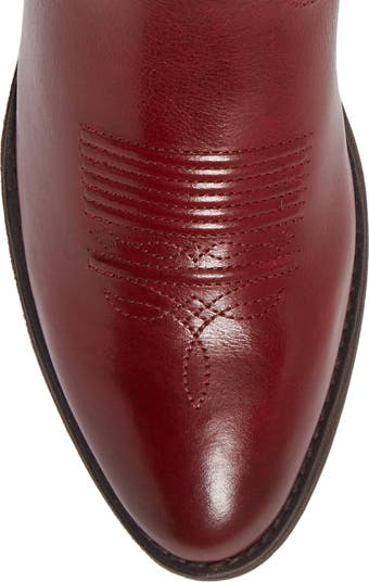 Heritage Toe Stretch Leather Western Boot