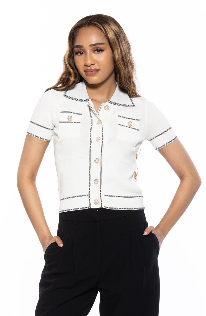 Alexia Admor Arya Cardigan Sweater, Alternate, color, Sage