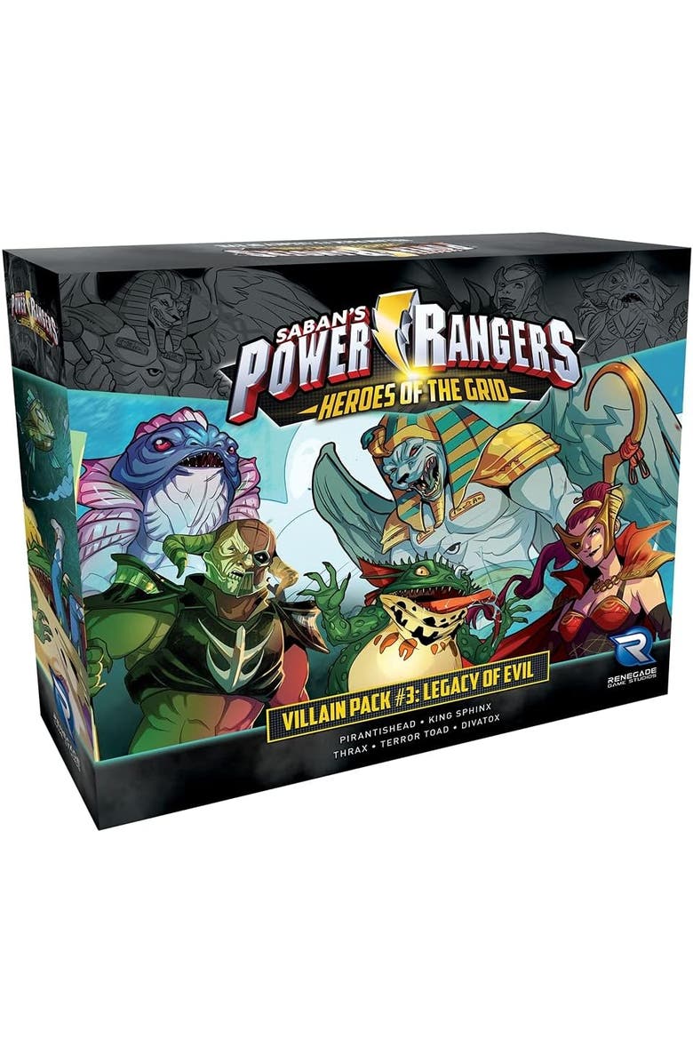 Renegade Game Studios Power Rangers Heroes of The Grid Villain Pack, Main, color, Multicolored