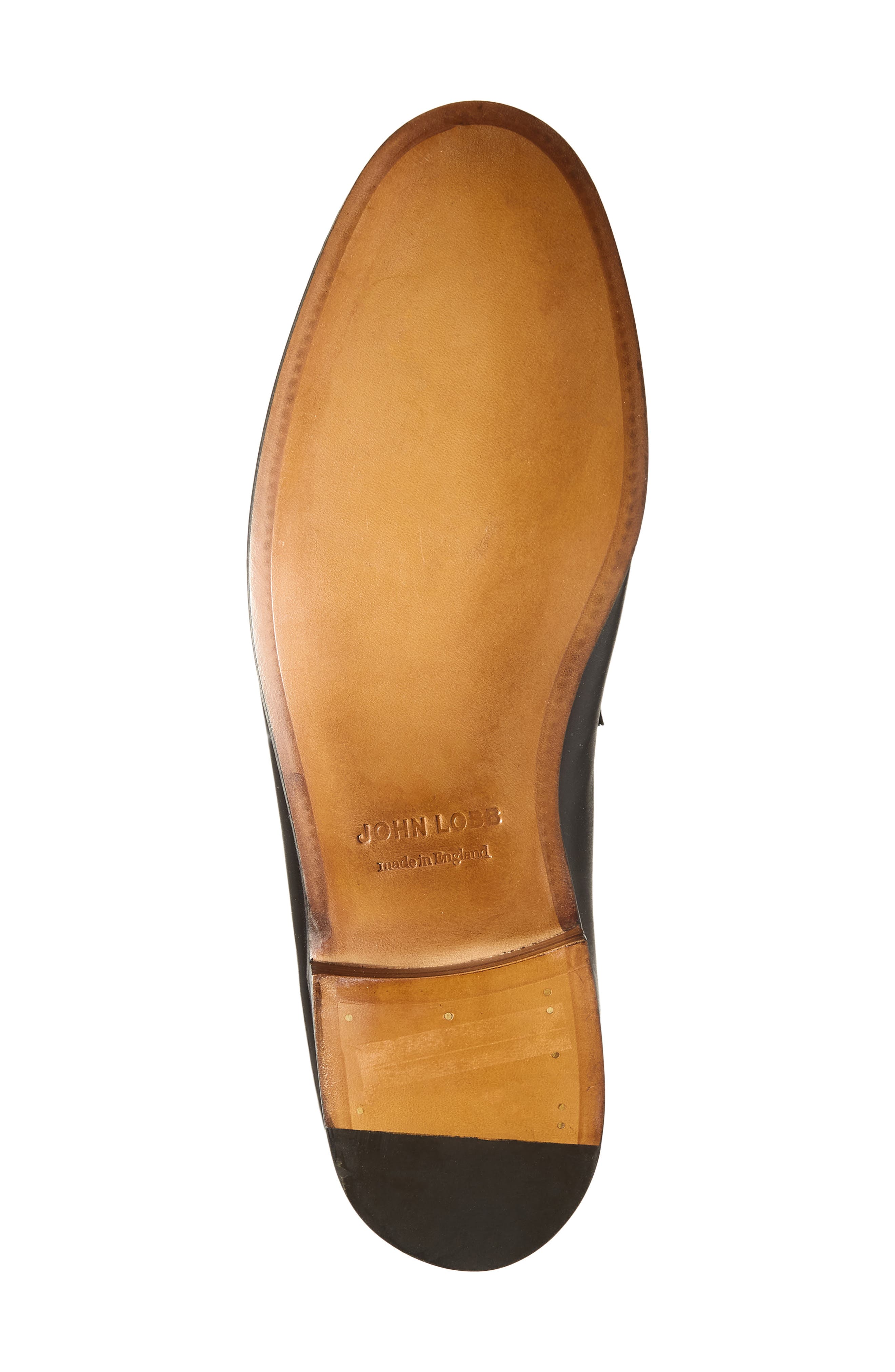 John Lobb Lopez Ring Penny Loafer, Alternate, color, Black