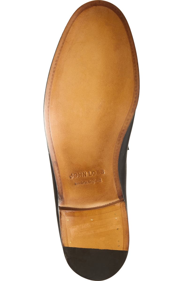 John Lobb Lopez Ring Penny Loafer, Alternate, color, Black