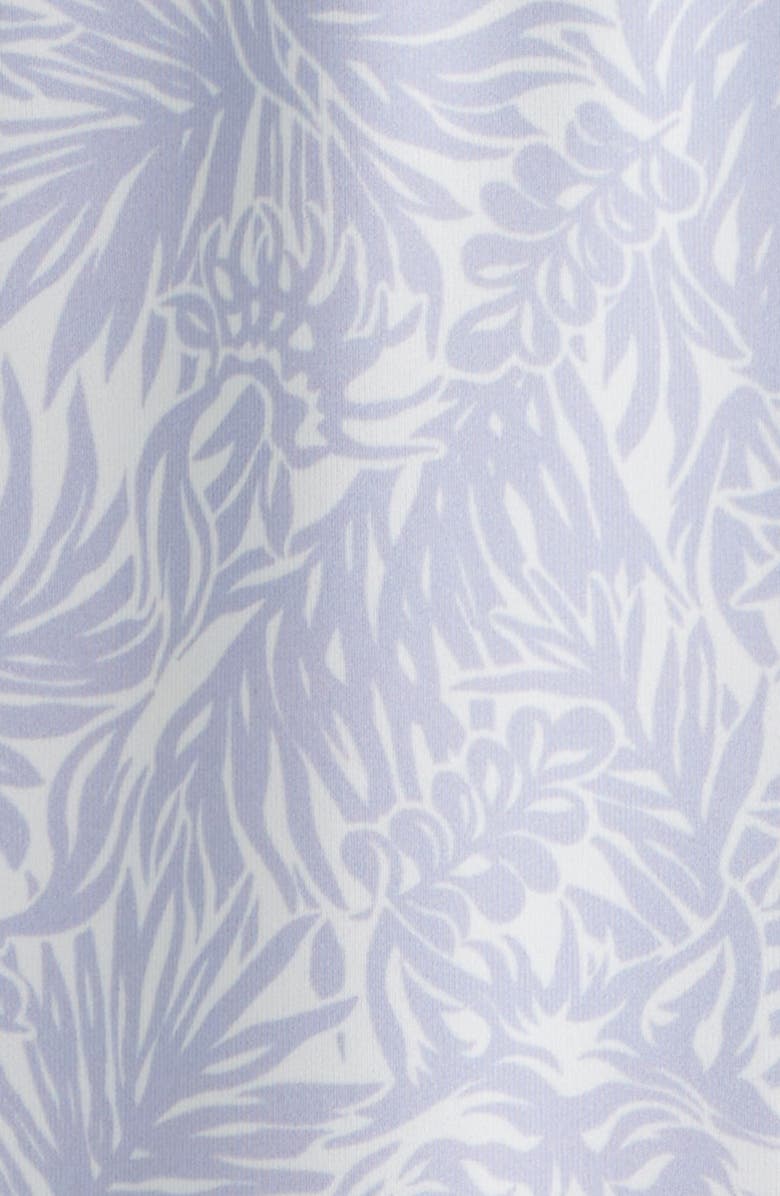 Greyson Island Hunt Leaf Print Performance Golf Polo, Alternate, color, Jellyfish