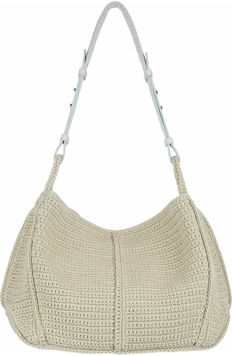 The Sak Los Feliz Hobo Leather Bag, Alternate, color, Ecru