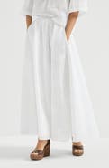 Brunello Cucinelli Cotton organza broderie anglaise skirt