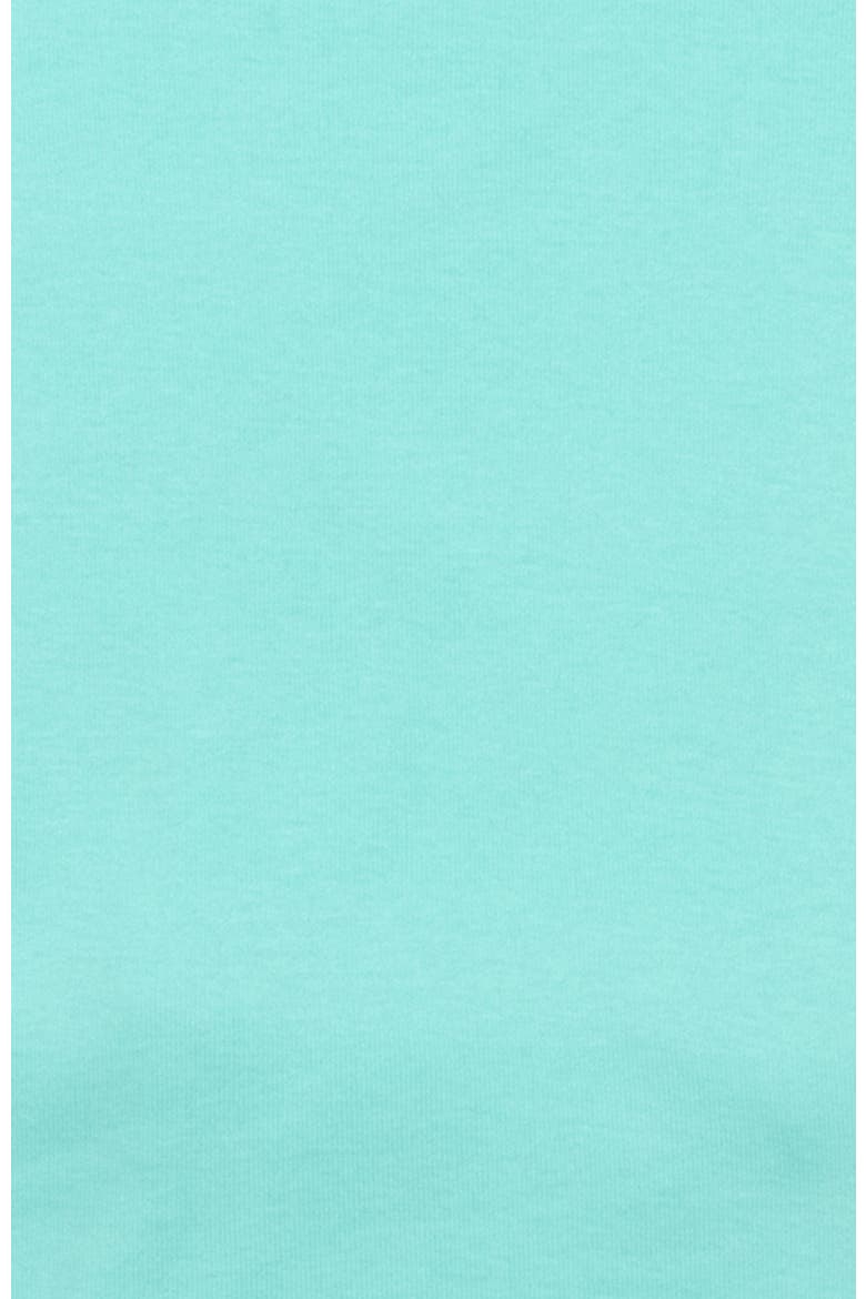 Kids Short Sleeve Cotton Solid Matching Family Pajamas, Alternate, color, AQUA