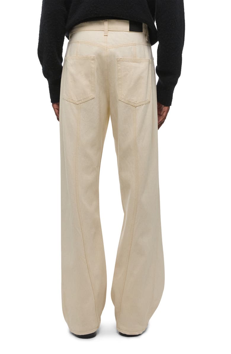 Helmut Lang Ski Wide Leg Jeans, Alternate, color, Ecru