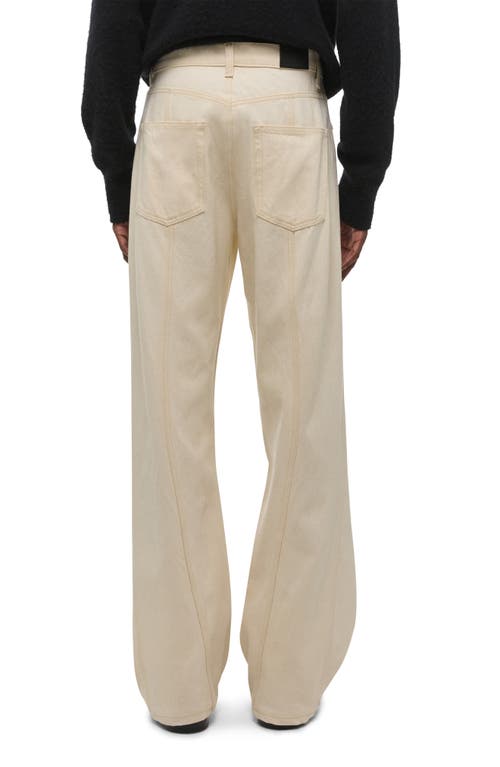 Helmut Lang Ski Wide Leg Jeans In Neutral