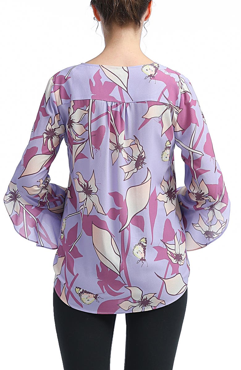 Kimi and Kai Adna Maternity/Nursing Crepe Blouse, Alternate, color,