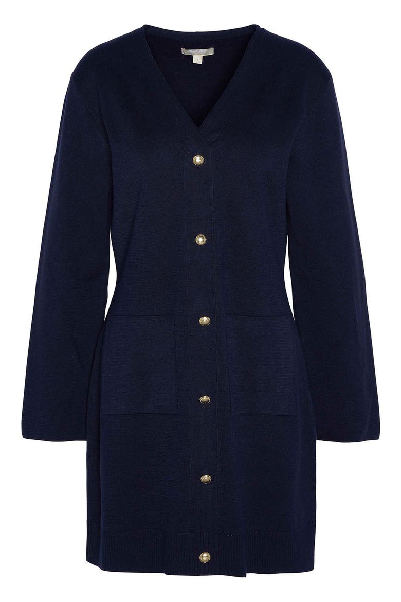 Anita Long Sleeve Sweater Dress, Alternate, color, NAVY
