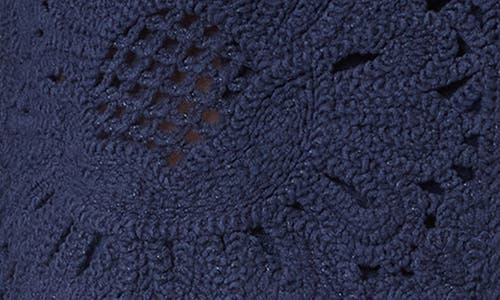 Shop Sam Edelman Fiona Knit Double Breasted Blazer In Navy