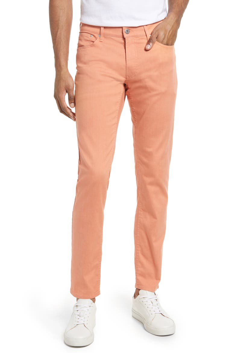 Men's Chuck Slim Fit Five Pocket Pants, Main, color, PEACH