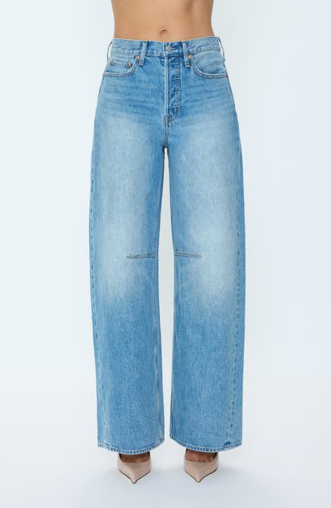 Sydney High Waist Wide Leg Jeans (Hazy)