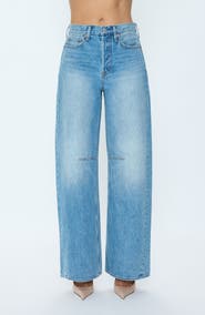 Pistola Sydney High Waist Wide Leg Jeans
