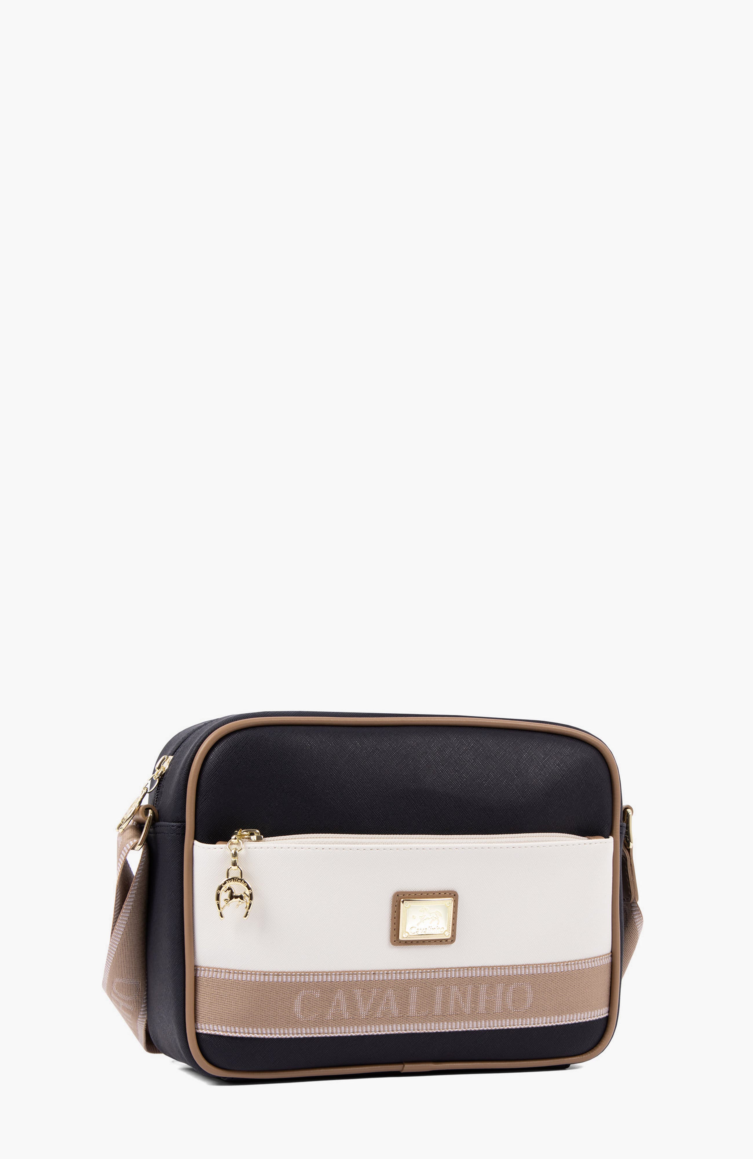 Only By Cavalinho Crossbody Bag 324, Alternate, color, Beige / White / Navy