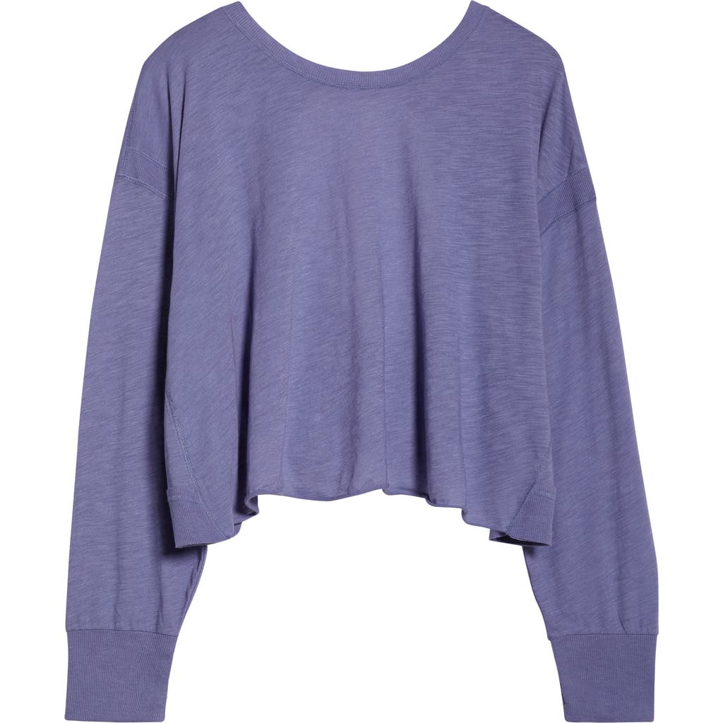 Free People Fp Movement My Time Layer Open Back Crop Top In Multi