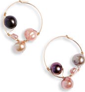 Isshi Molecule Hoop Earrings