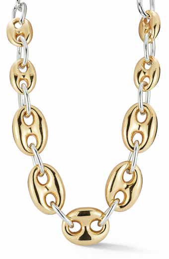 SPHERA MILANO Two-Tone Mariner Chain Necklace