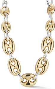 SPHERA MILANO Two-Tone Mariner Chain Necklace
