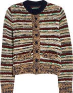 Sacai Mixed Yarn Cotton Blend Cardigan