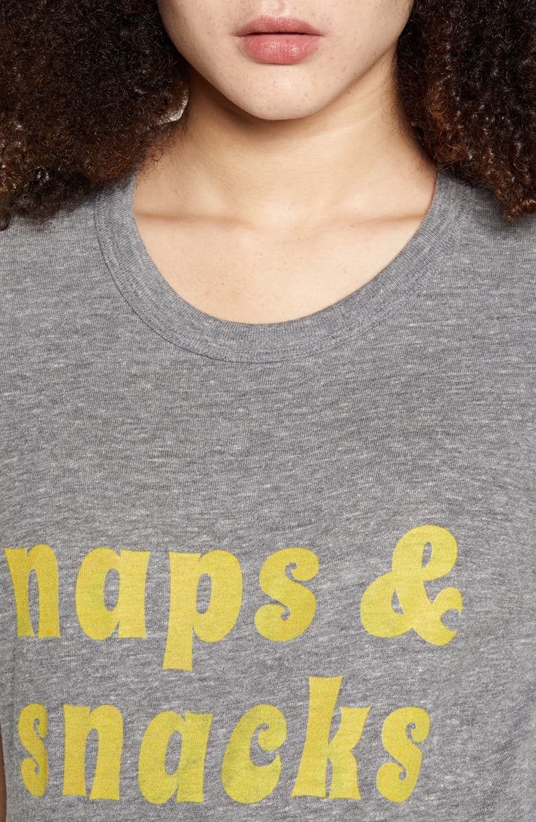 Bun Maternity Naps & Snacks Maternity Graphic Tee, Alternate, color,