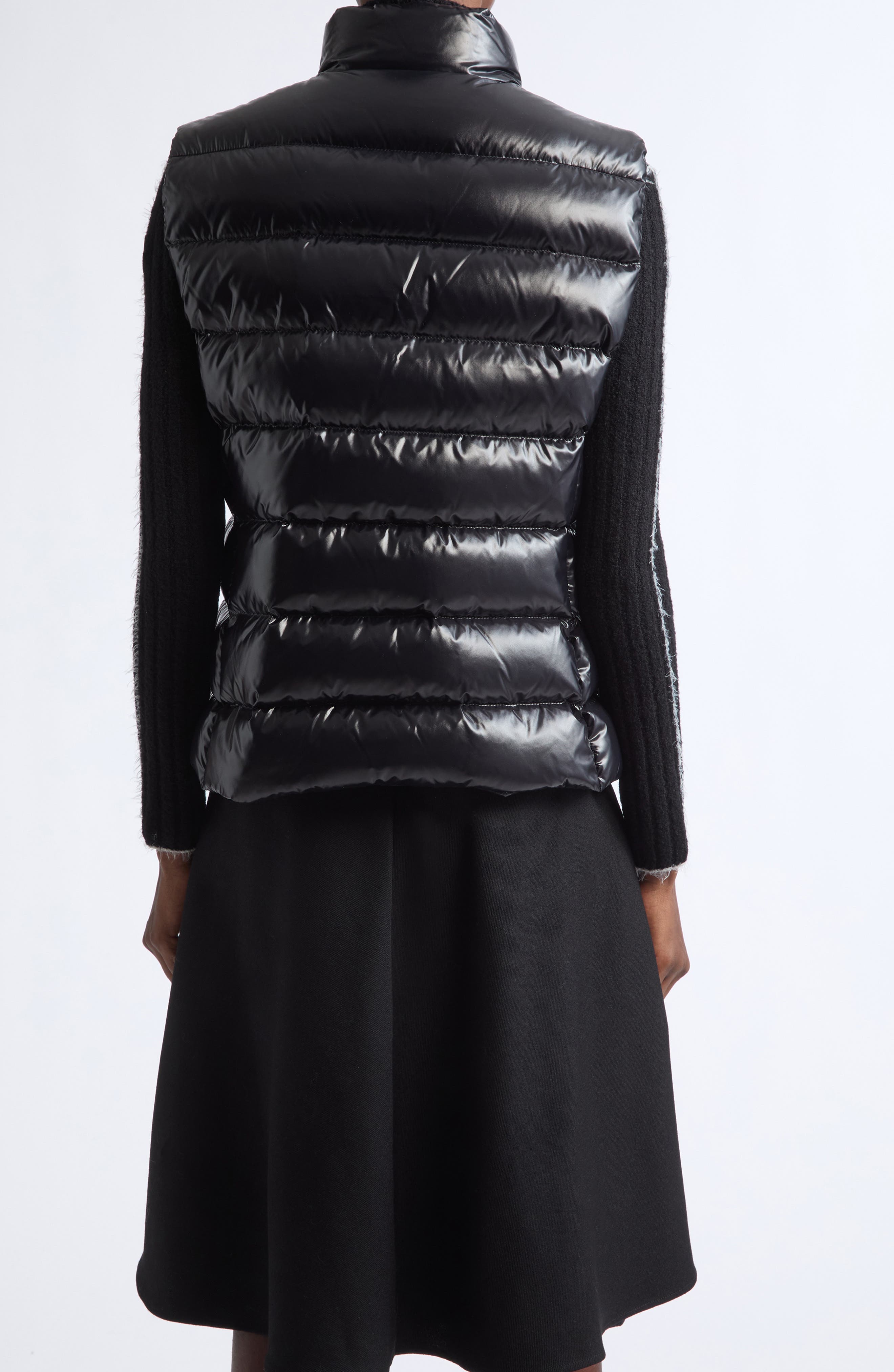 Moncler Ghany Mock Neck Down Puffer Vest (Women) | Nordstrom