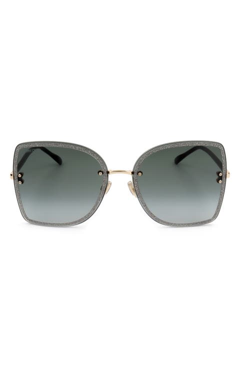 62mm Butterfly Sunglasses