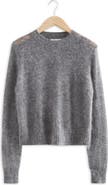 & Other Stories Fuzzy Crewneck Sweater