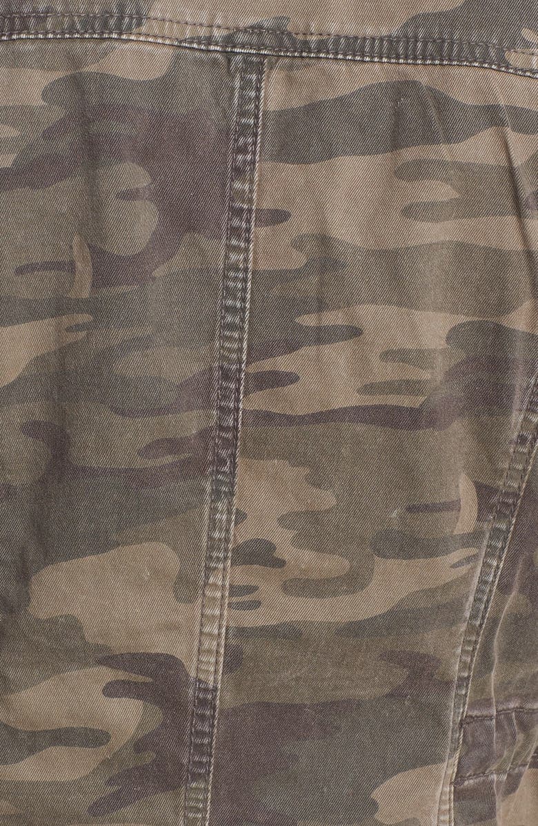 Sanctuary Camouflage Print Jacket, Alternate, color,
