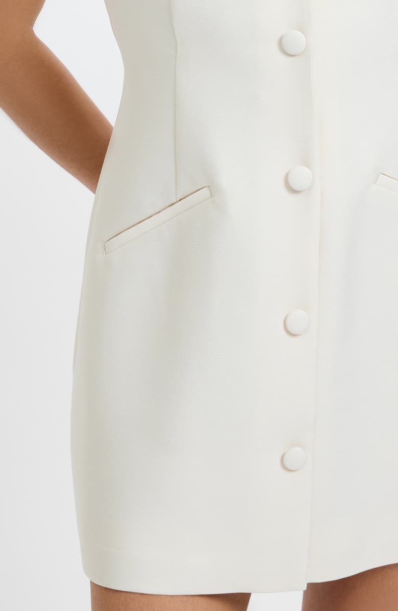 French Connection Taffeta Structured Minidress, Alternate, color, 16-Parchment