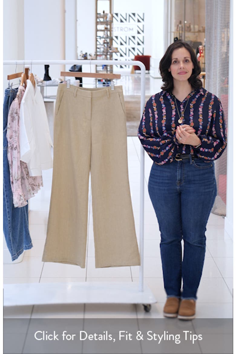 Howard Linen Wide Leg Pants video
