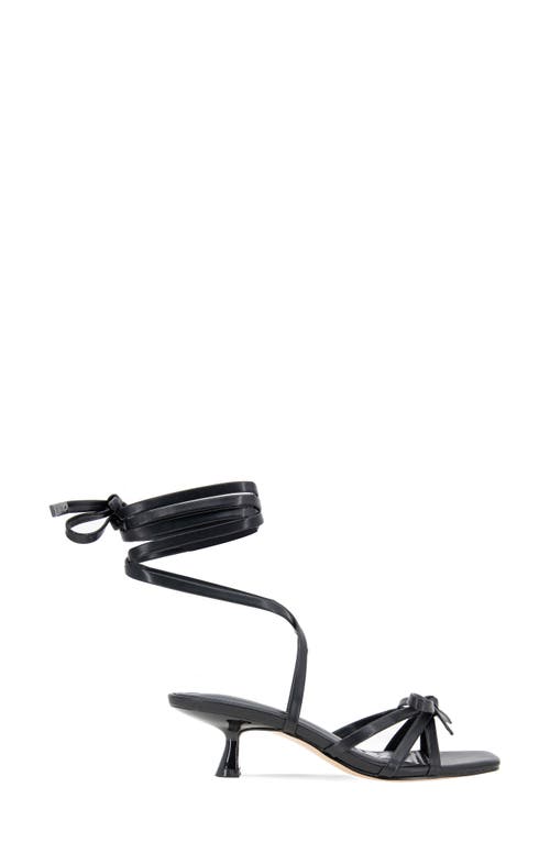 Bcbg Imerez Ankle Wrap Sandal In Black