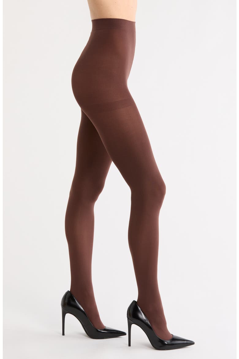 2-Pack 70D Opaque Tights, Main, color, DARK BROWN