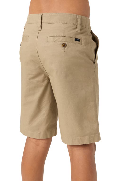 O'NEILL O'NEILL KIDS' JAY FLAT FRONT STRETCH BERMUDA SHORTS