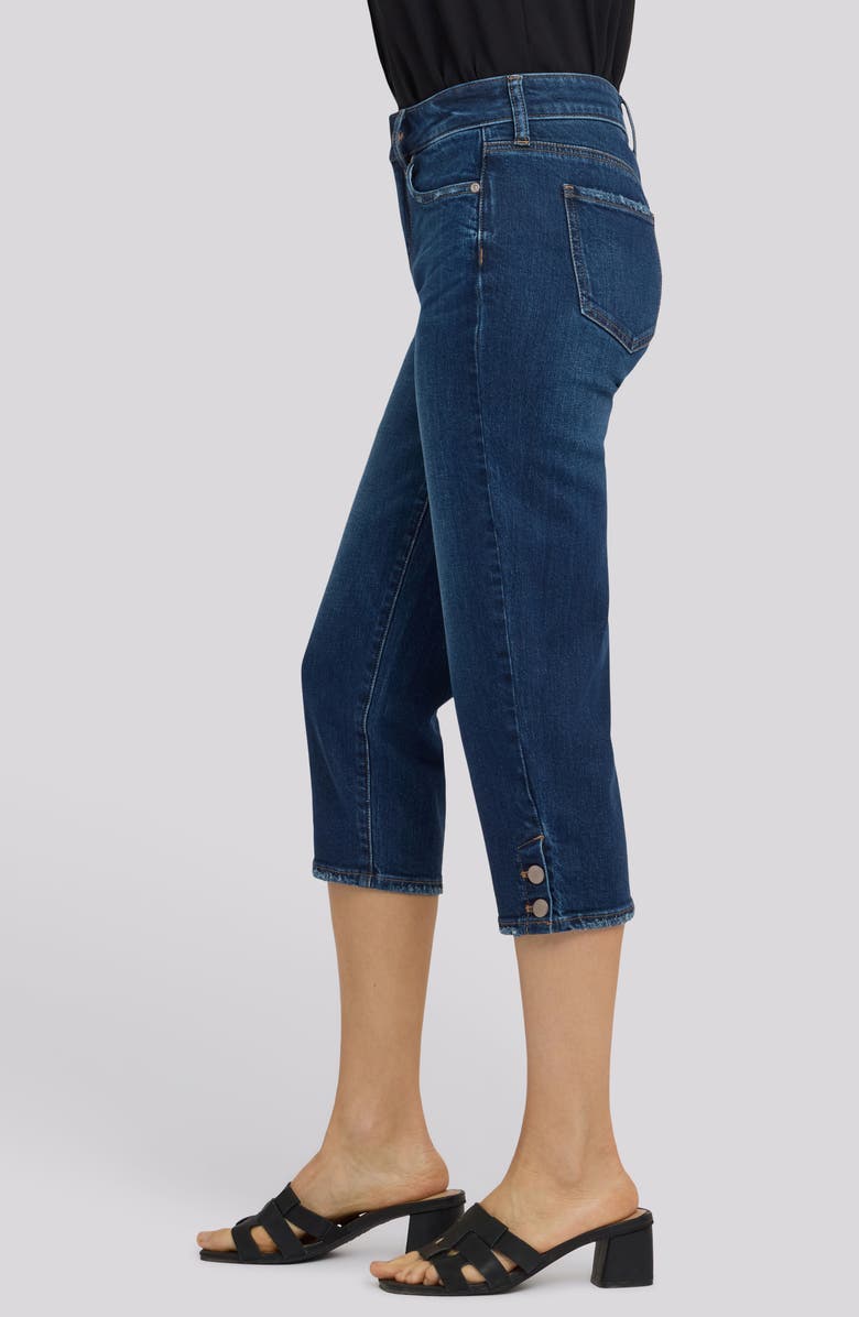 NYDJ Marilyn Button Cuff Crop Capri Jeans, Alternate, color, 