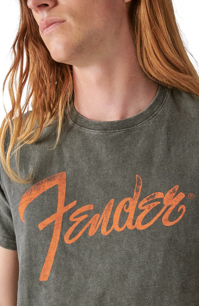 Lucky Brand Fender Logo Graphic T-Shirt, Alternate, color,