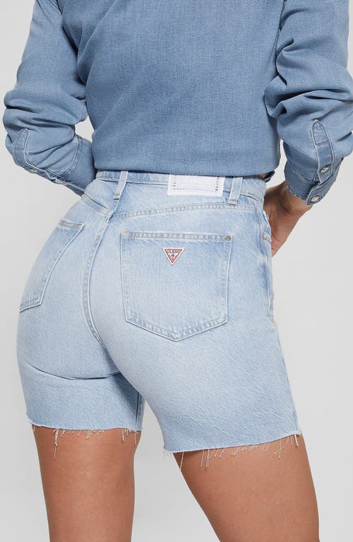 Guess '80s Pedal Cutoff Denim Shorts In The Seaside