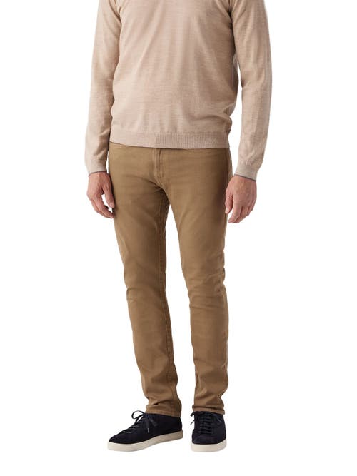 Robert Talbott Hudson Comfort Stretch 5 Pocket Pant In Brown