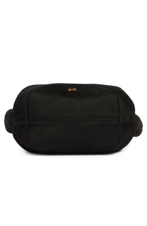 Jw Pei Hana Faux Suede Tote In Black