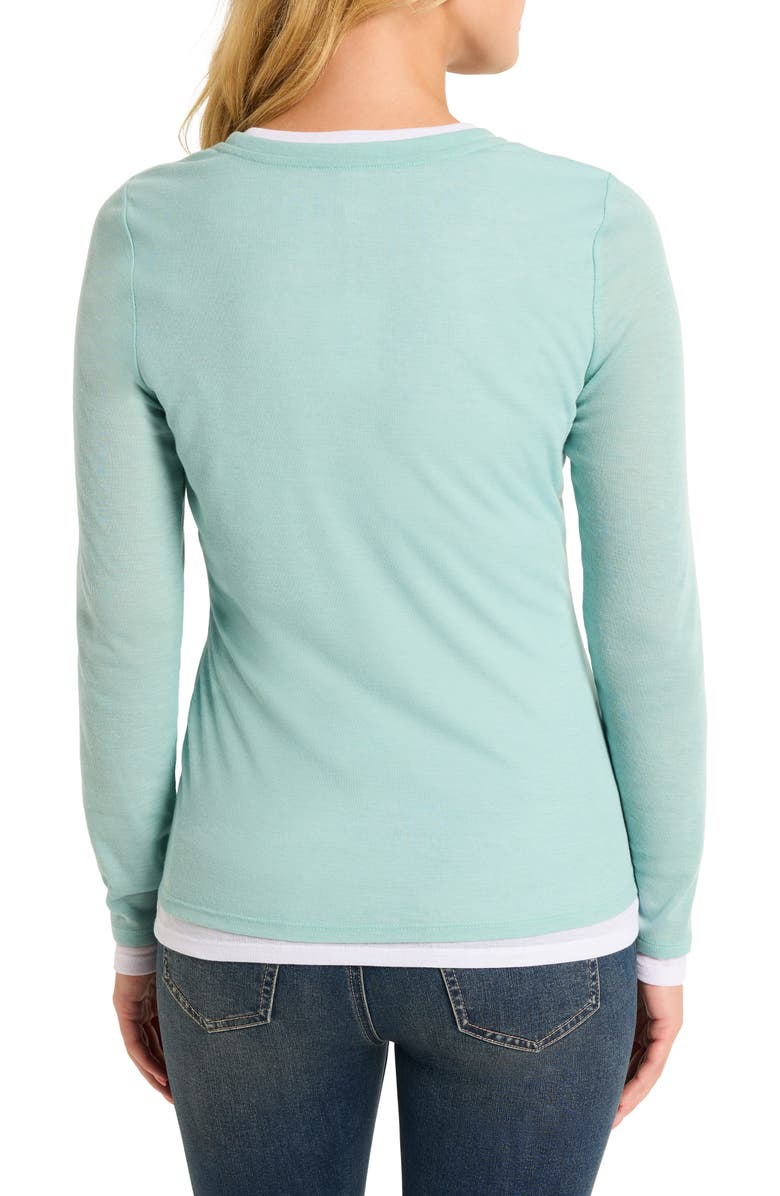 NZT by NIC+ZOE Double Layer Long Sleeve T-Shirt, Alternate, color, 