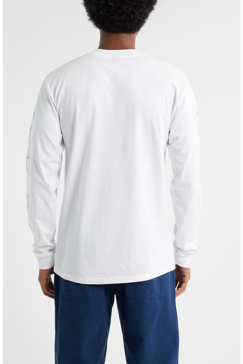 x Sonic Run Long Sleeve Cotton Graphic T-Shirt, Alternate, color, WHITE