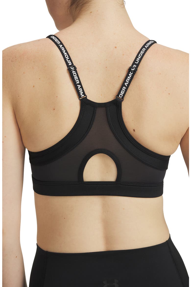 Infinity Low 2.0 Sports Bra, Alternate, color, BLACK / / WHITE