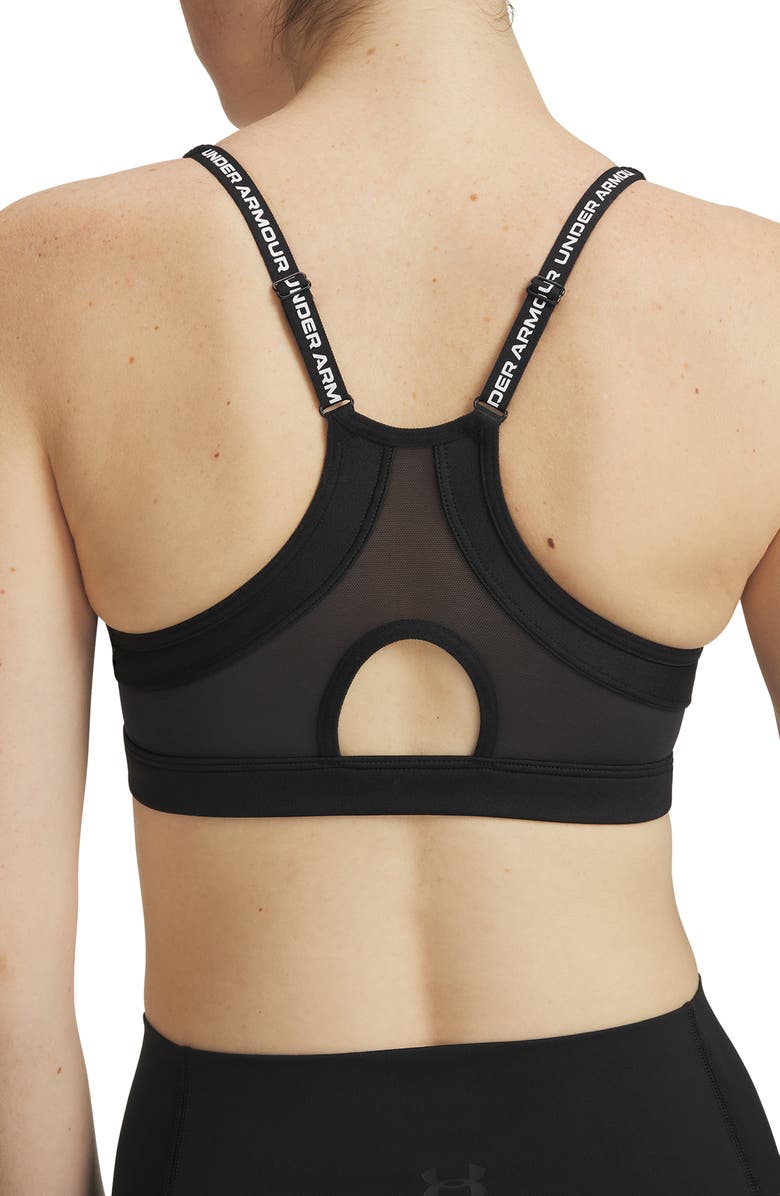 Under Armour Infinity Low 2.0 Sports Bra, Alternate, color, Black / / White