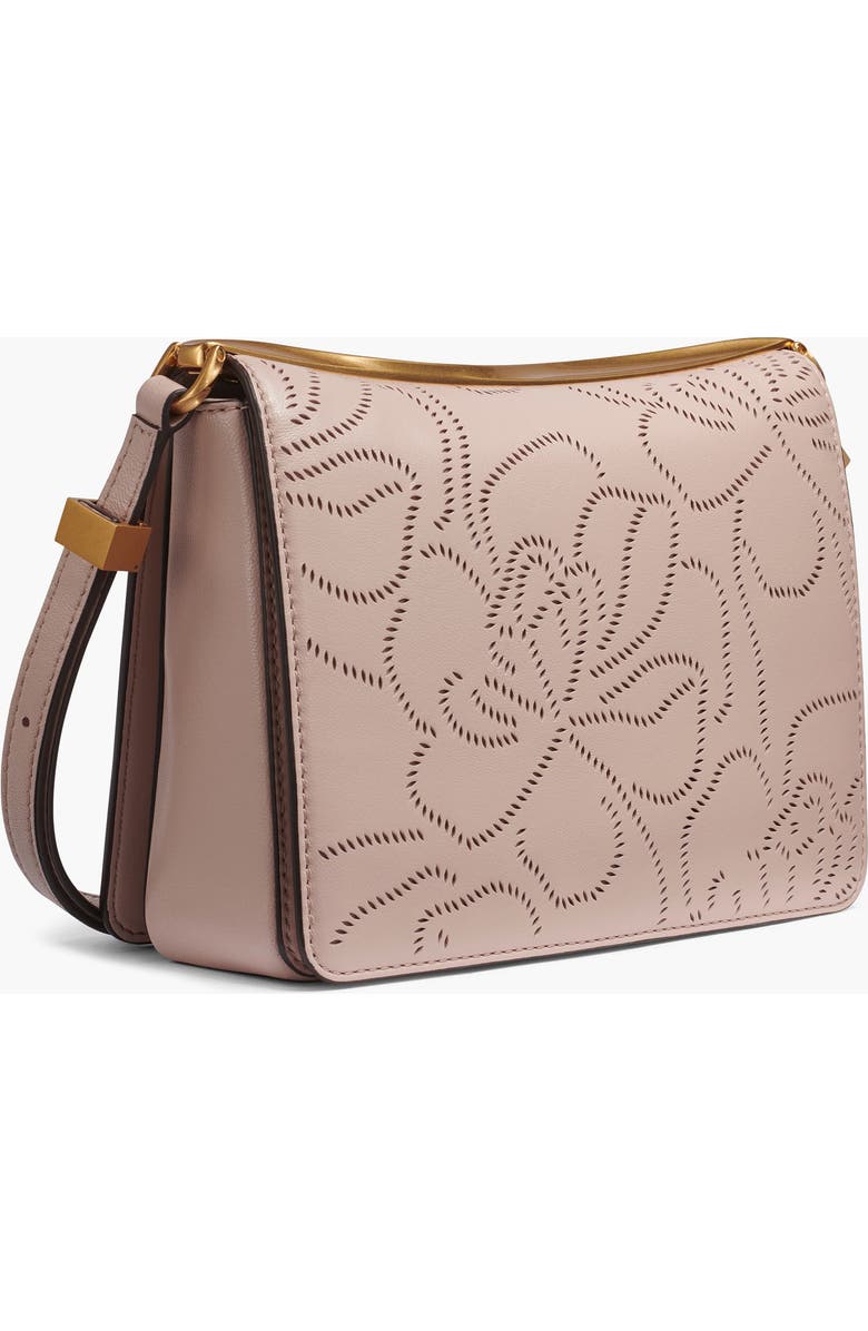 Donna Karan New York Jericho Floral Perf Shoulder, Alternate, color, Snow Petal
