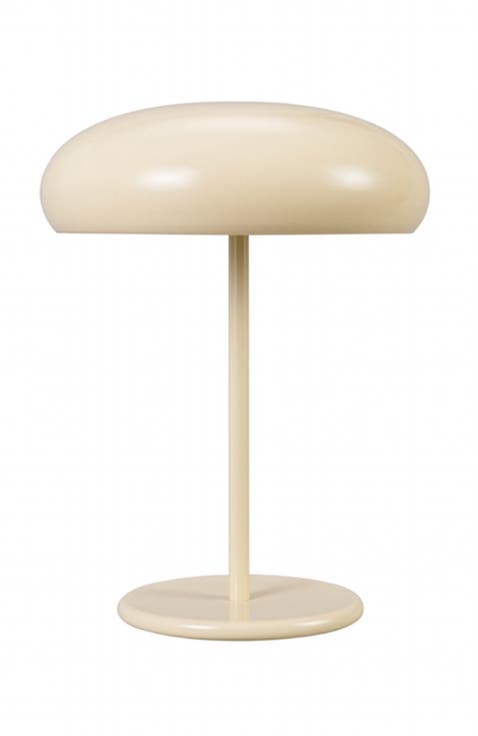 Ayla 15" Dimmable LED Table Lamp In Yellow Beige Finish