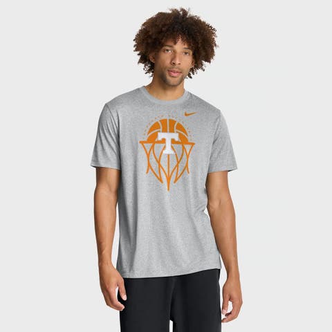 Men's Nike Gray Tennessee Volunteers Basketball Icon Legend Dri-FIT T-Shirt